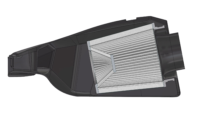 IE AIR FILTER CROSS-SECTION